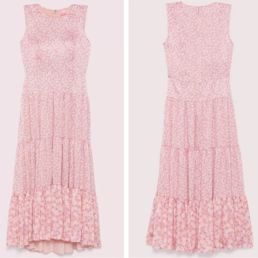 NWT Kate Spade New York Poppy Field Tiered Cottagecore Maxi Long Dress size 10